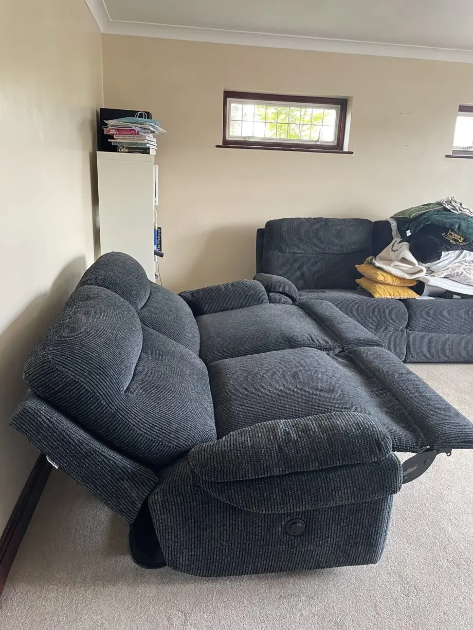 La-Z-Boy Tamla Black Power Recliner 3 Seater sofa
