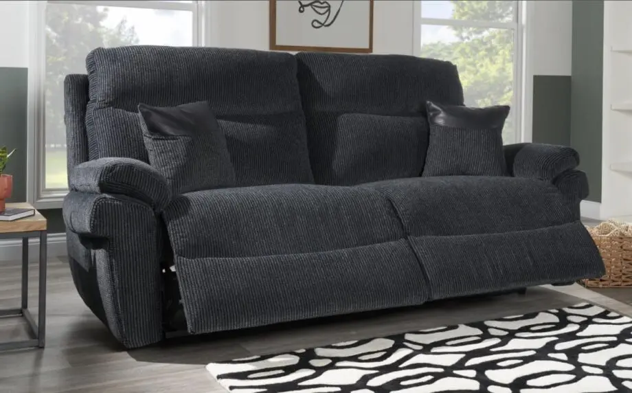 La-Z-Boy Tamla Black Power Recliner 3 Seater sofa