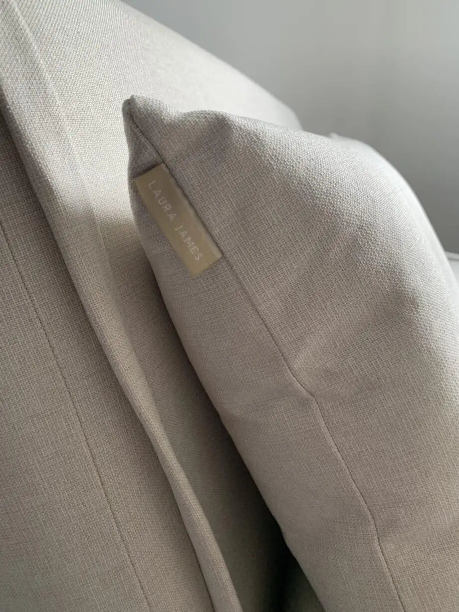 Unused Laura James Double Sofa Bed in Oatmeal