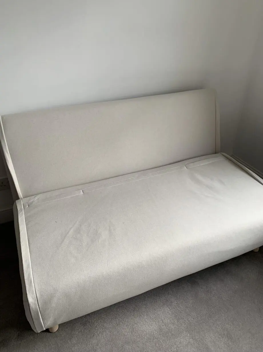 Unused Laura James Double Sofa Bed in Oatmeal