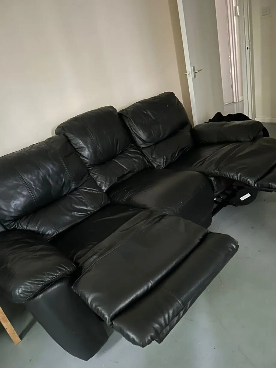 Black sofa