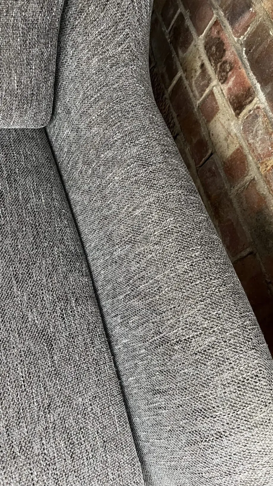 French Connection Camden Plain 4 Seater Sofa - Steel
