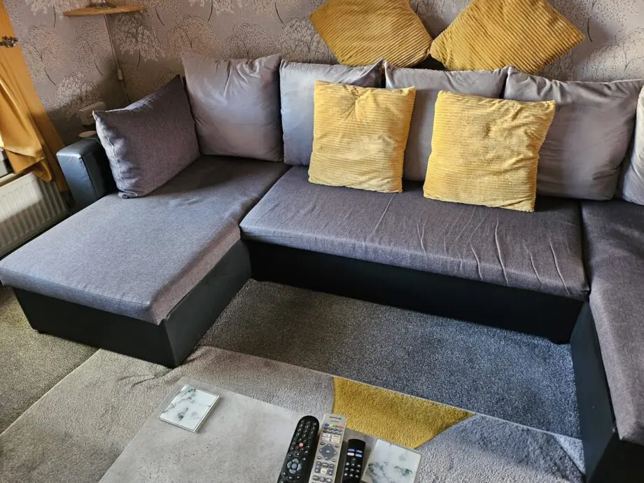 U shaped sofa