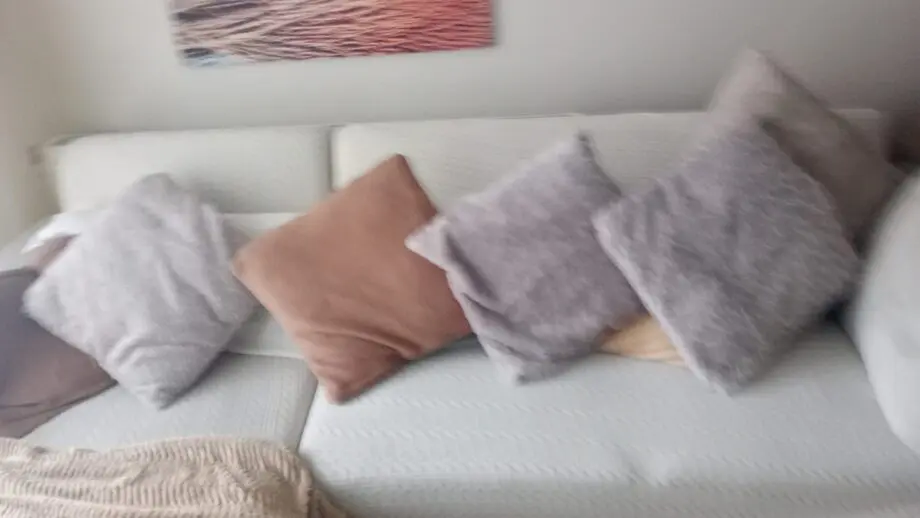 Grey corner sofa