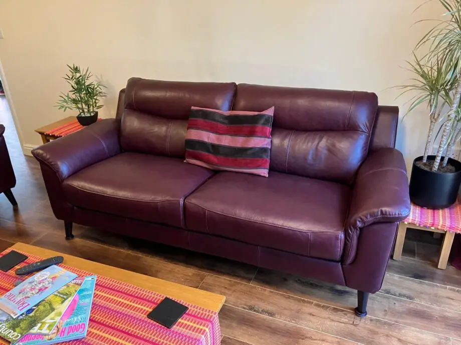 X2 leather sofas