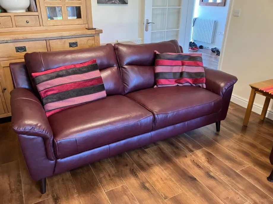 X2 leather sofas