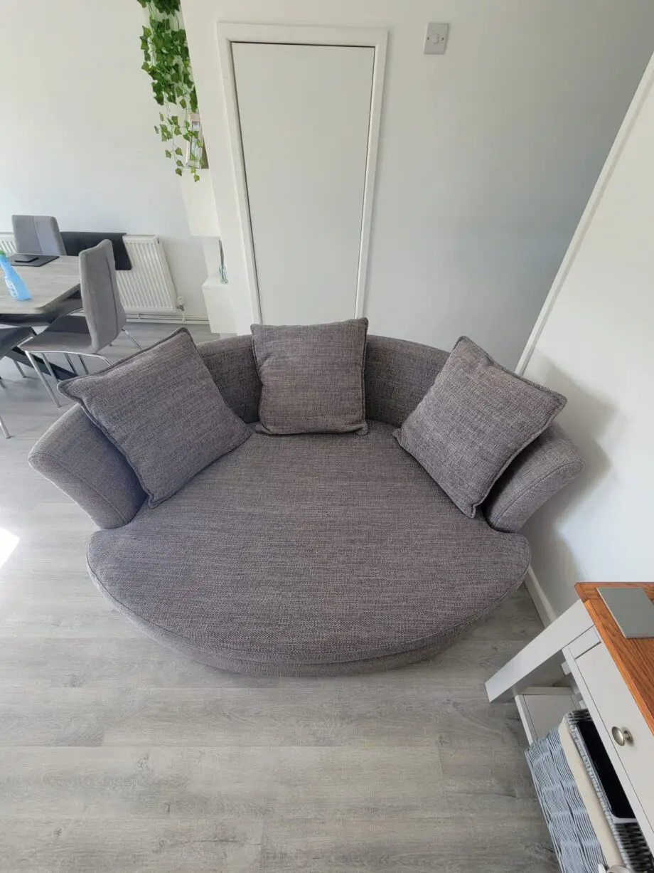DFS Cuddle sofa 3 seater sofa foot stool