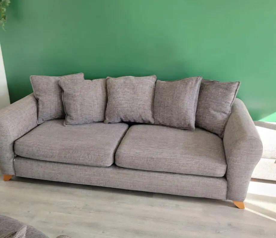 DFS Cuddle sofa 3 seater sofa foot stool