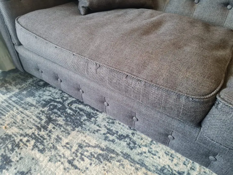 Branagh 3 seater Chesterfield Sofa in Grey