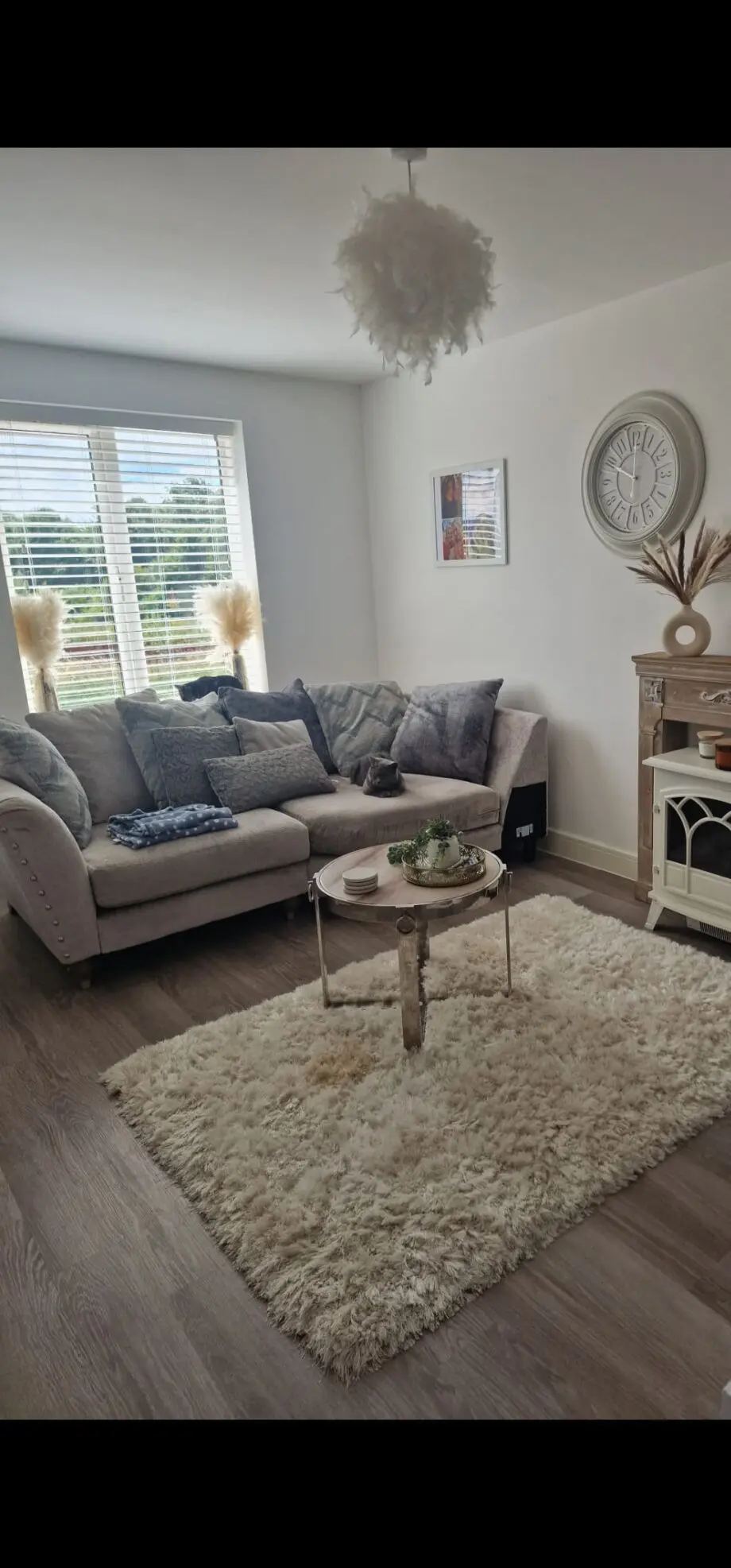 Lawrie DFS Silver Combination Corner Sofa