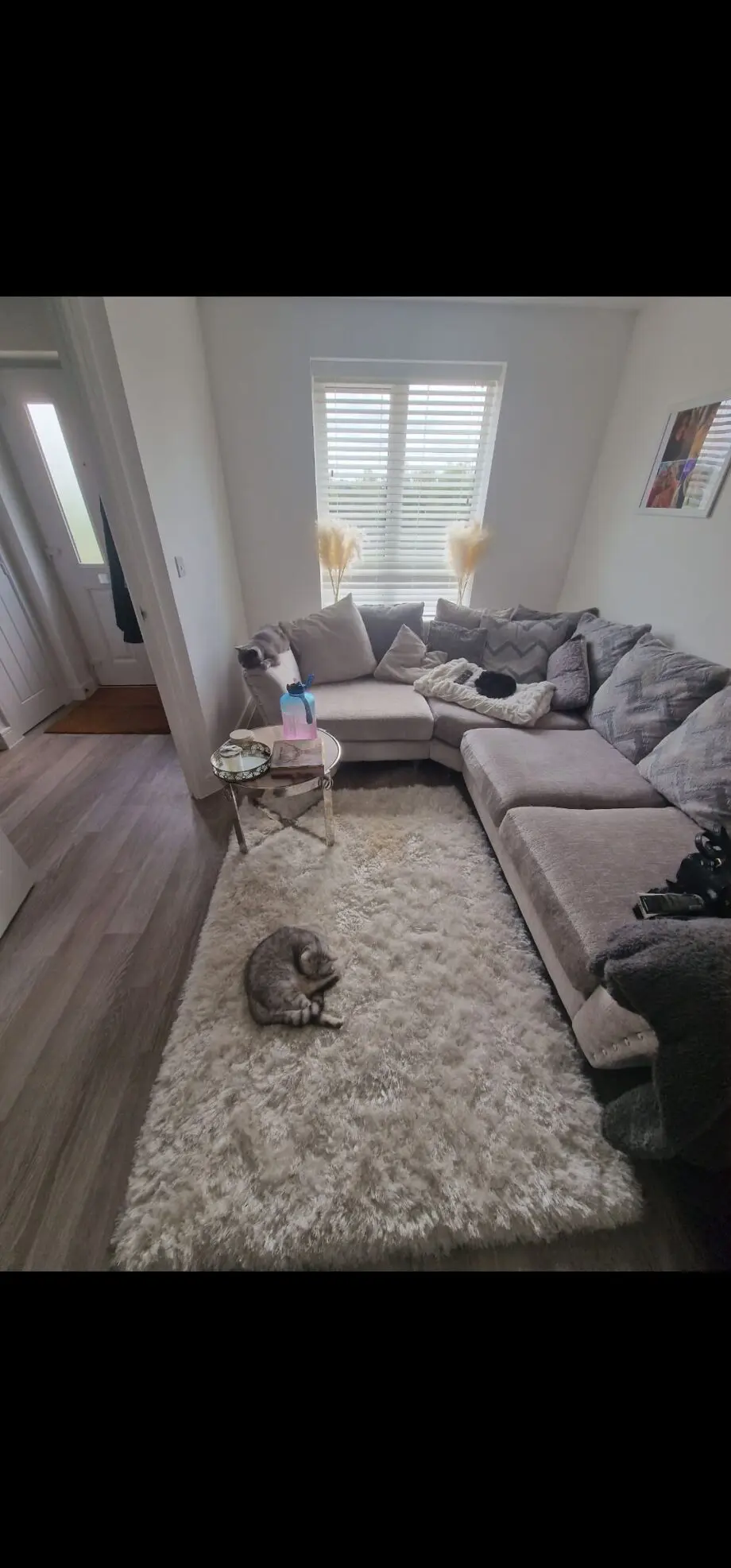Lawrie DFS Silver Combination Corner Sofa