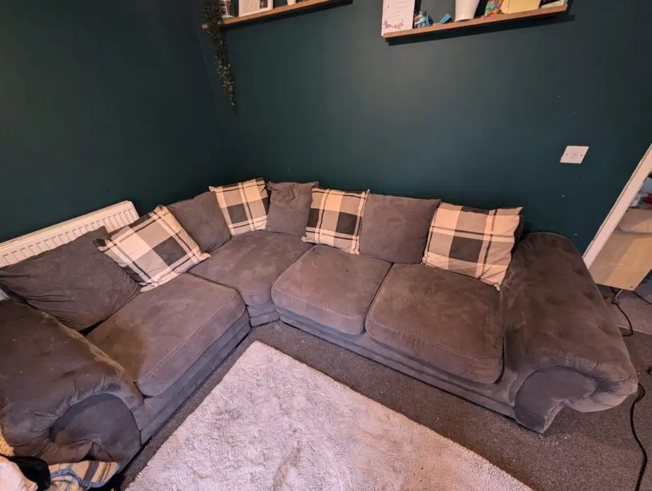 Grey Chesterfield Corner Sofa