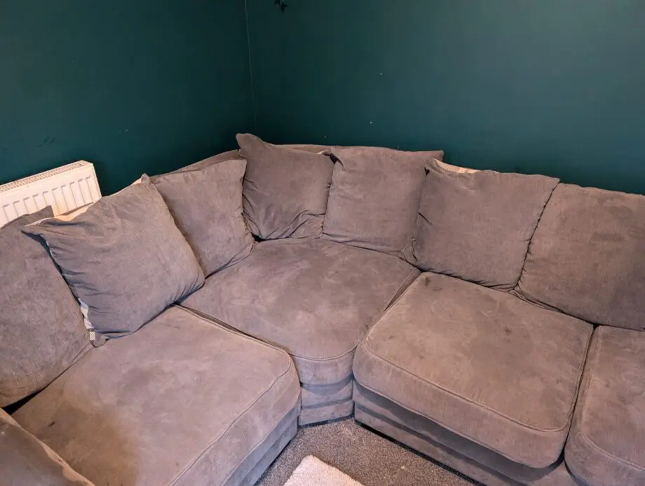 Grey Chesterfield Corner Sofa