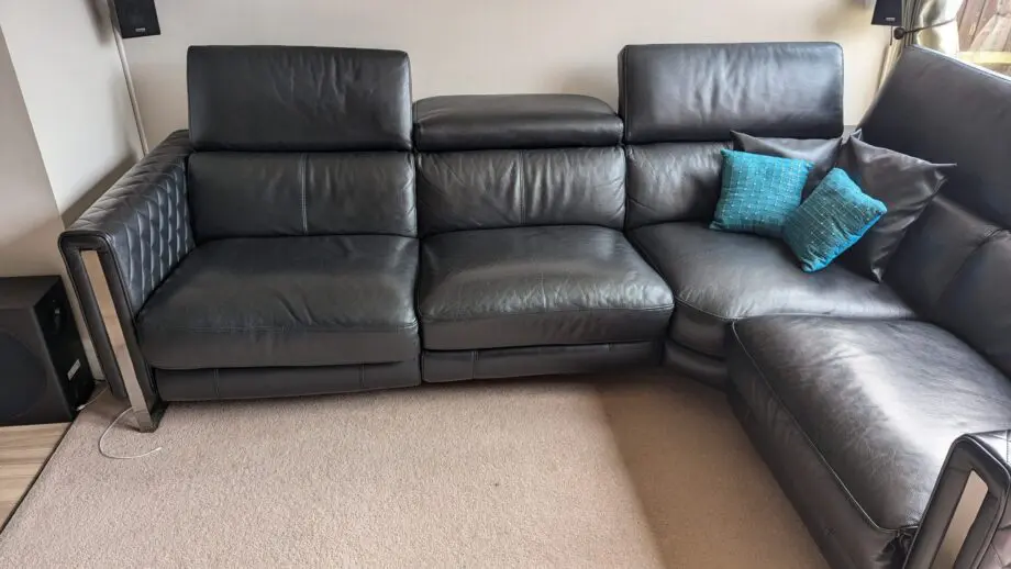 DFS pure leather sofa