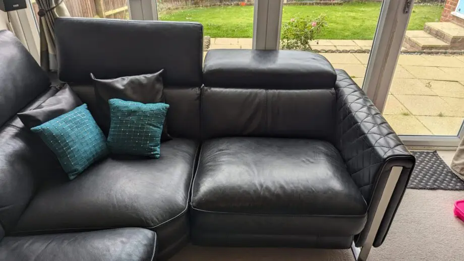 DFS pure leather sofa