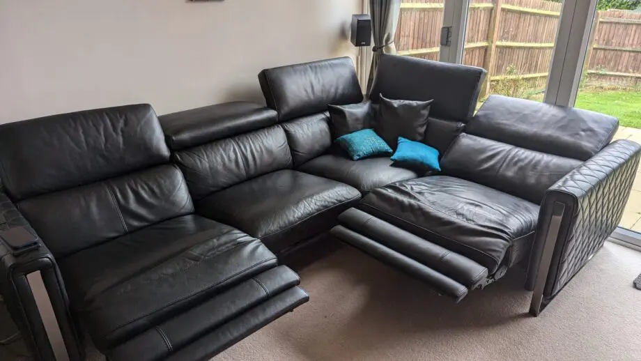DFS pure leather sofa