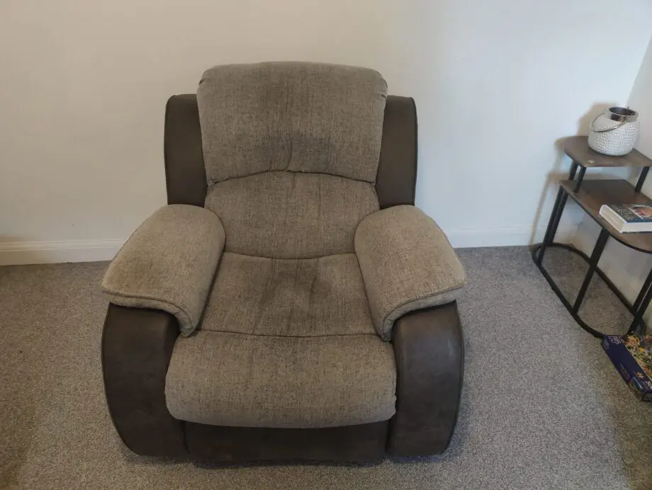3 seater recliner sofa plus 1 seater plus 1 seater grey colour