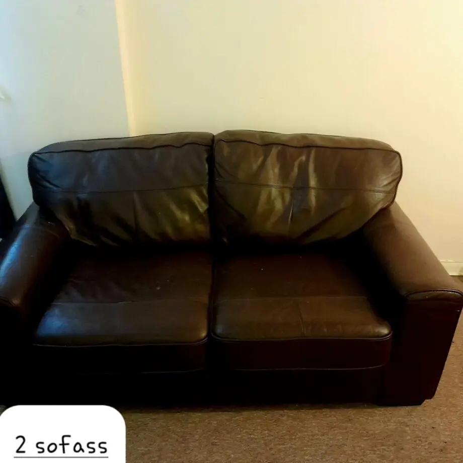 Authentic leather sofss