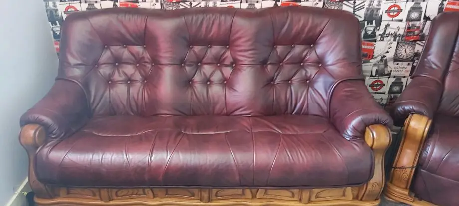 Leather 3 peice suite