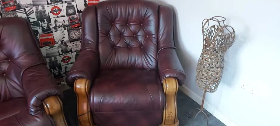 Leather 3 peice suite