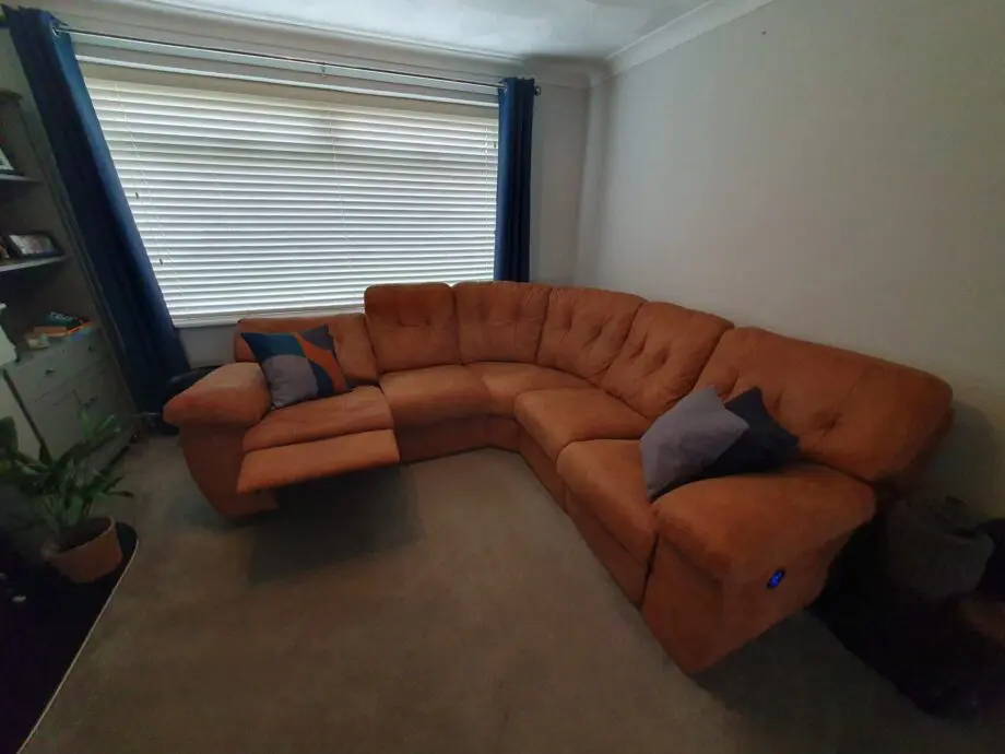 3 Piece DFS Corner Sofa in Tan - Excellent Condition!