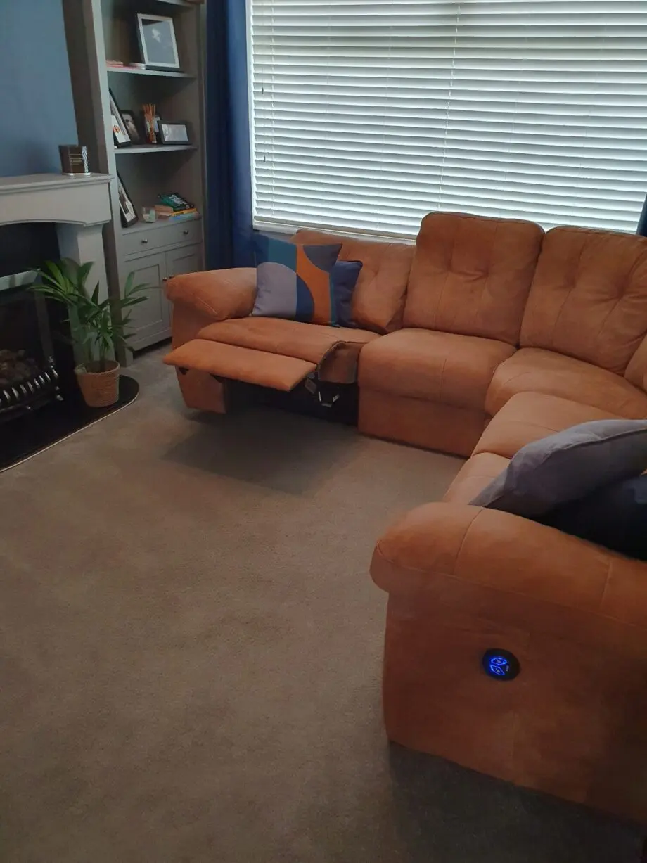 3 Piece DFS Corner Sofa in Tan - Excellent Condition!