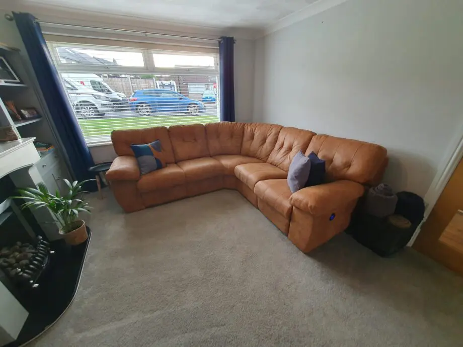 3 Piece DFS Corner Sofa in Tan - Excellent Condition!