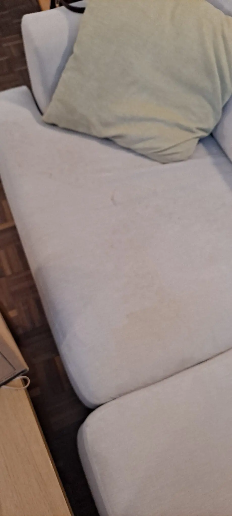 DFS corner sofa bed oatmeal