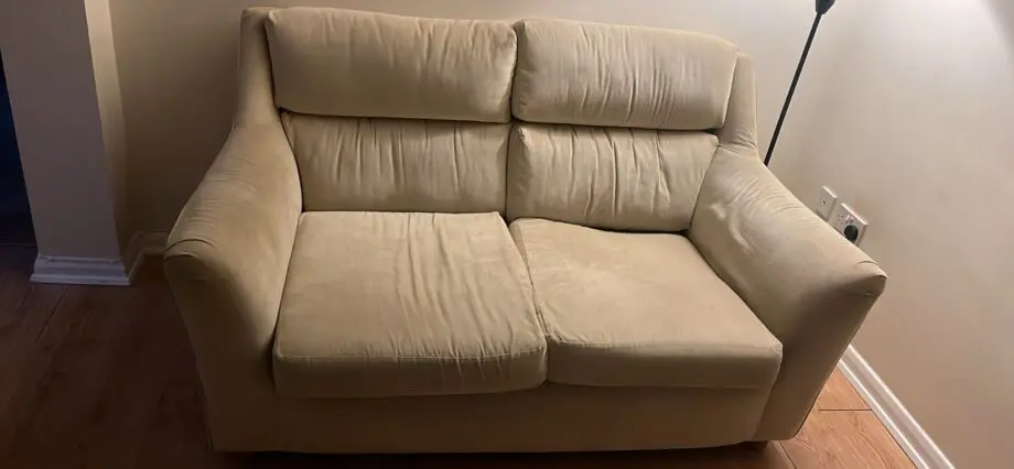 Beige NEXT 2x2 seater sofas