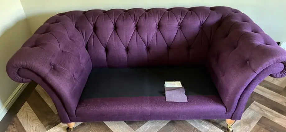 Laura Ashley Gloucester Two Seater Medium Sofa Purple