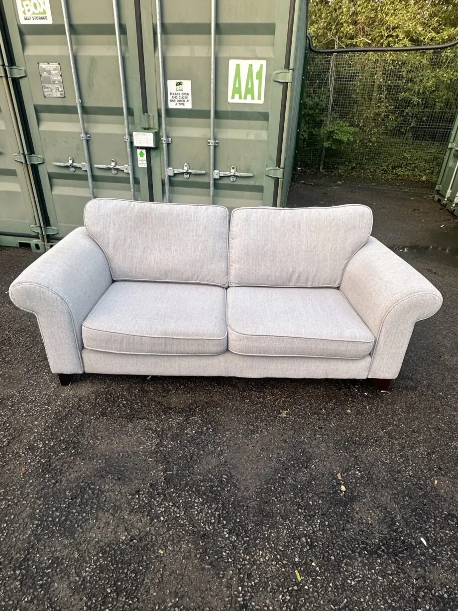 Furniture Village Grey Two Seater Sofa