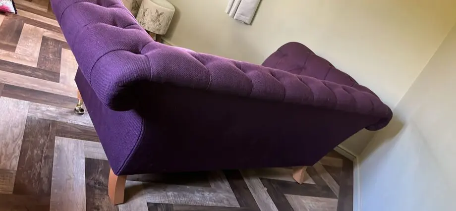 Laura Ashley Gloucester Two Seater Medium Sofa Purple