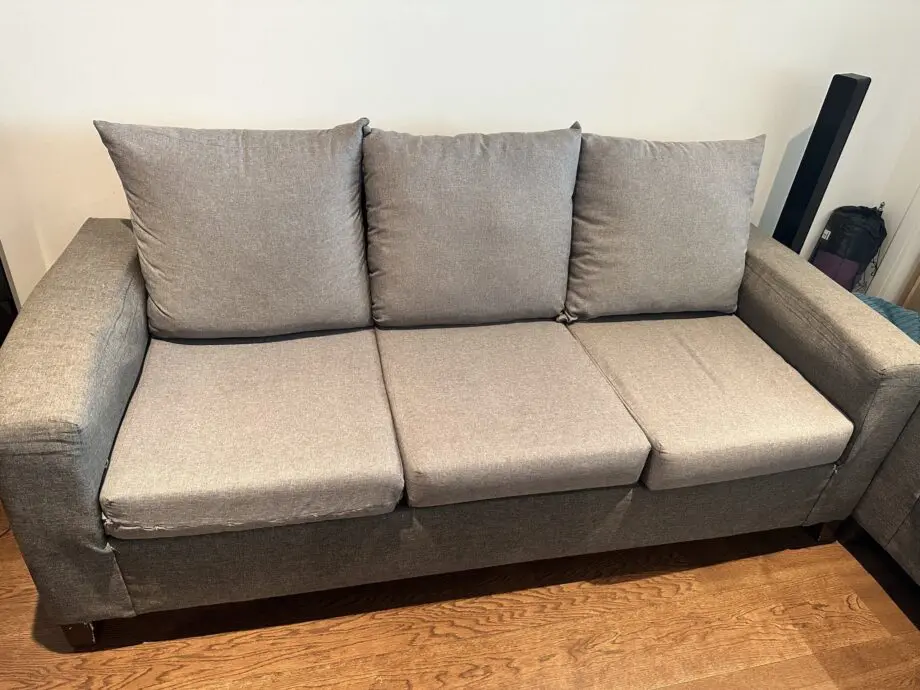 Used ikea 3+2 grey sofa in very good condition