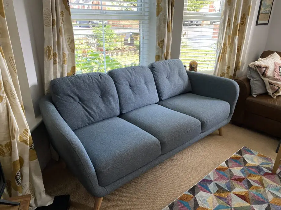 John Lewis Arlo 3 seater sofa blue
