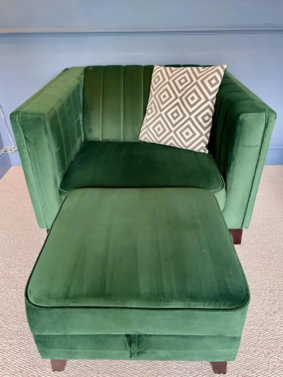 Sofology - Fluted Ivy 3 Seater with Left/Right Chaise / Fluted Ivy Loveseat / Fluted Ivy Storage Footstool