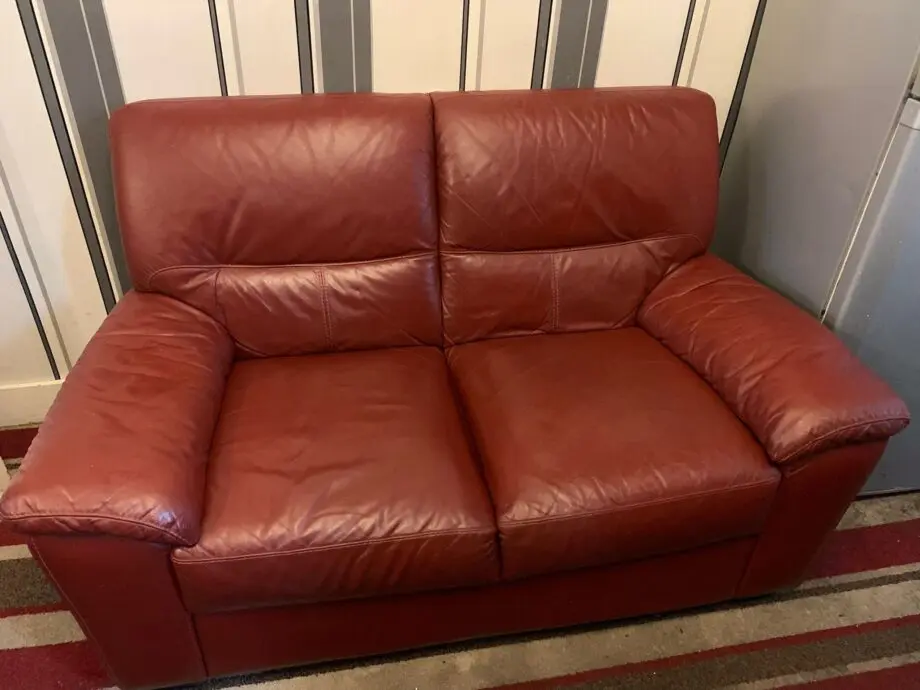 Real leather sofas