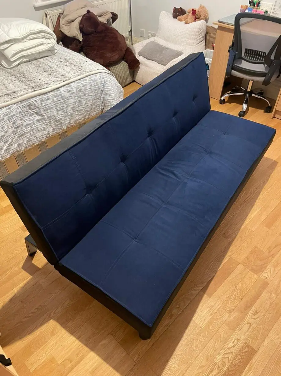Birlea Aurora Clic Clac Velvet Sofa Bed - Midnight Blue