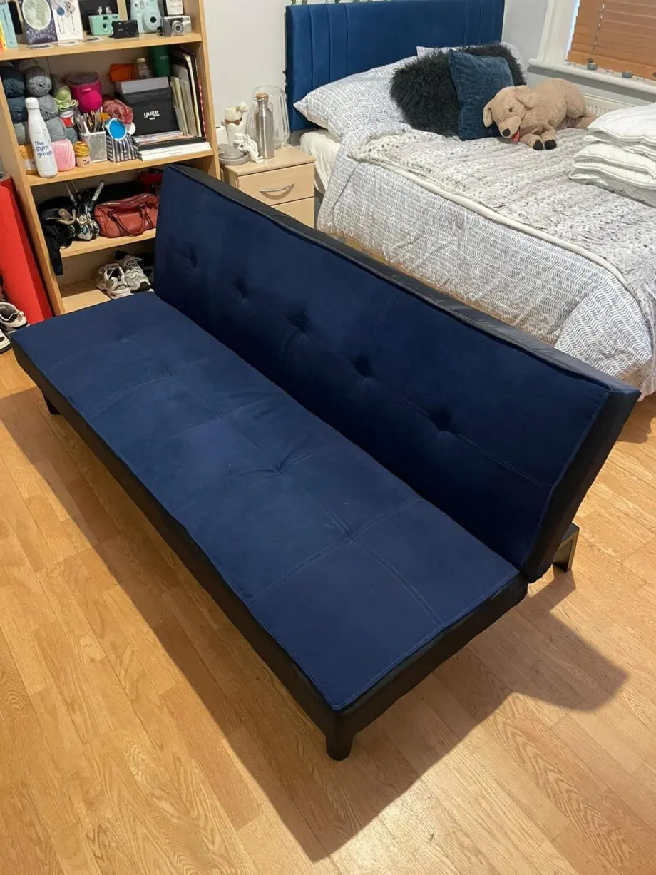 Birlea Aurora Clic Clac Velvet Sofa Bed - Midnight Blue
