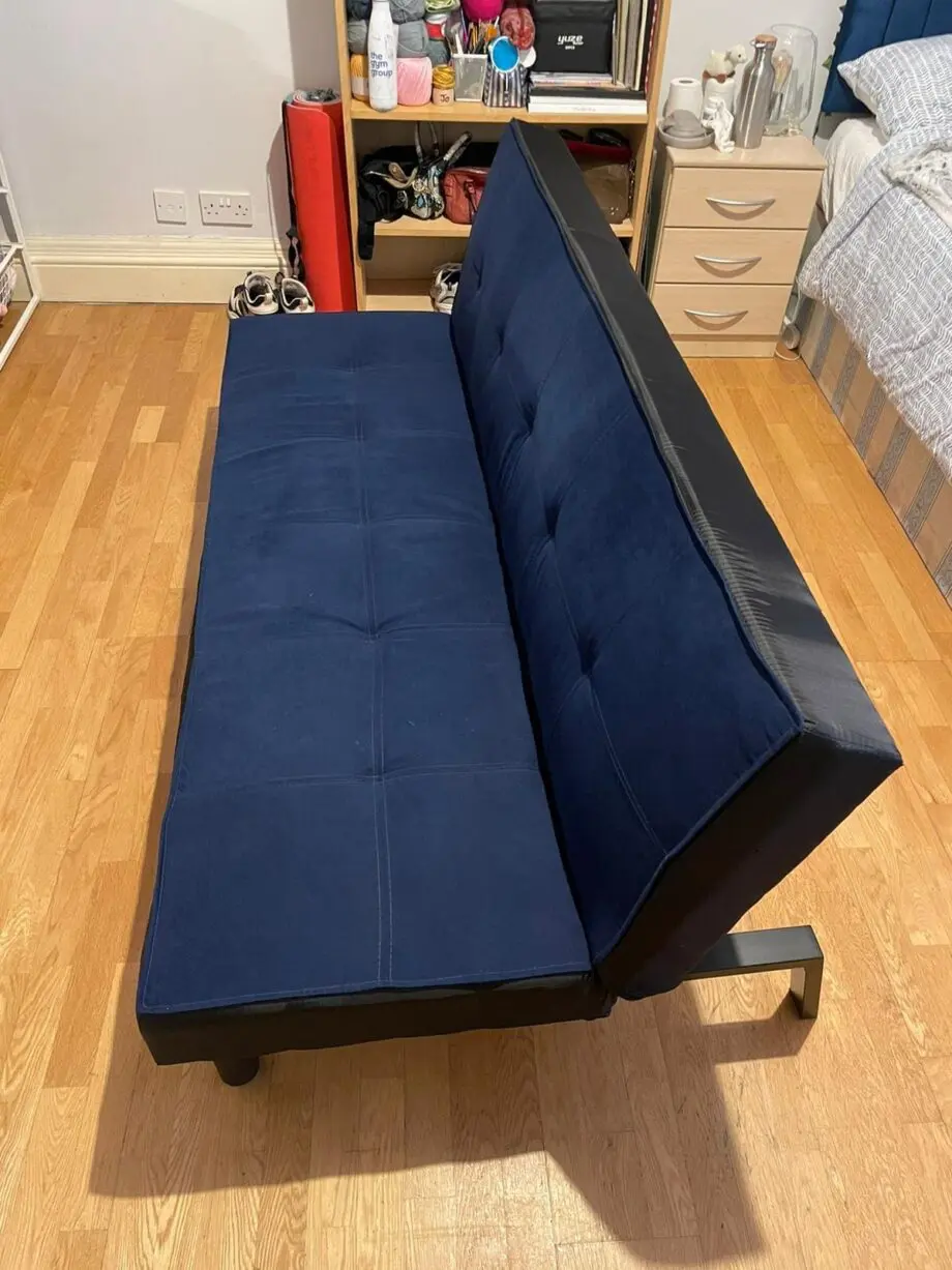 Birlea Aurora Clic Clac Velvet Sofa Bed - Midnight Blue