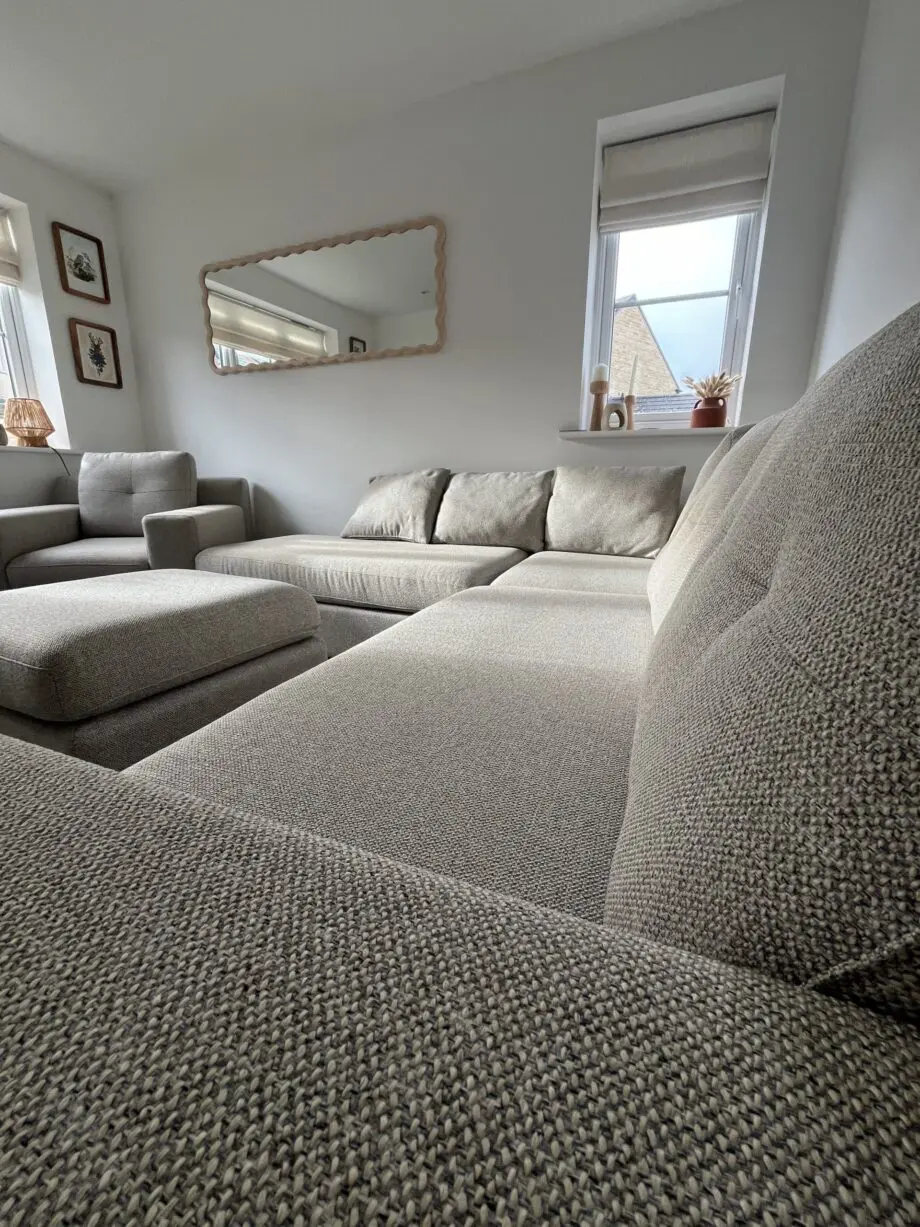 DFS Spinn Sofa and matching arm chair