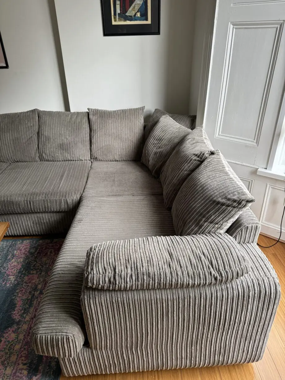 DFS Left Arm Facing Pillow Back Corner Sofa