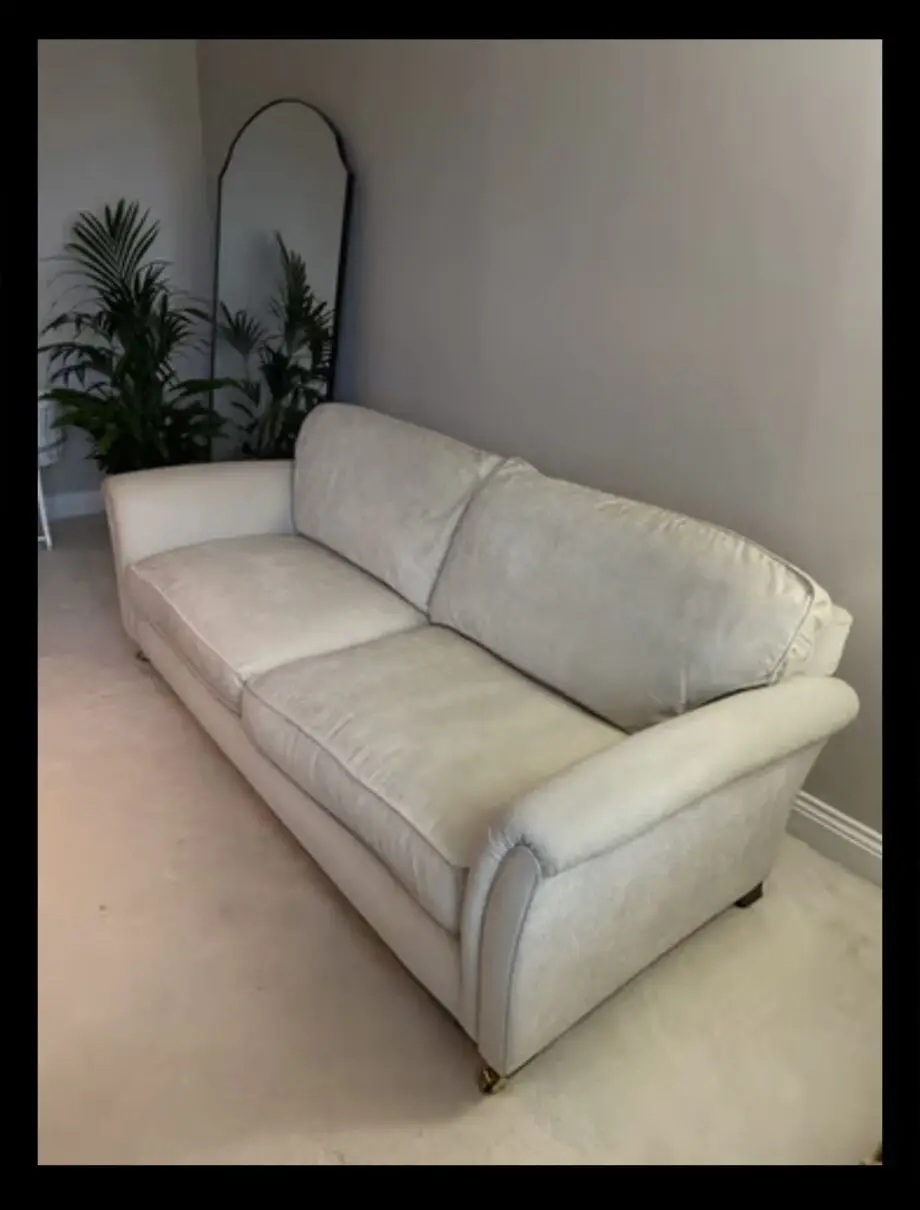 Parker Knoll cream Devonshire sofa