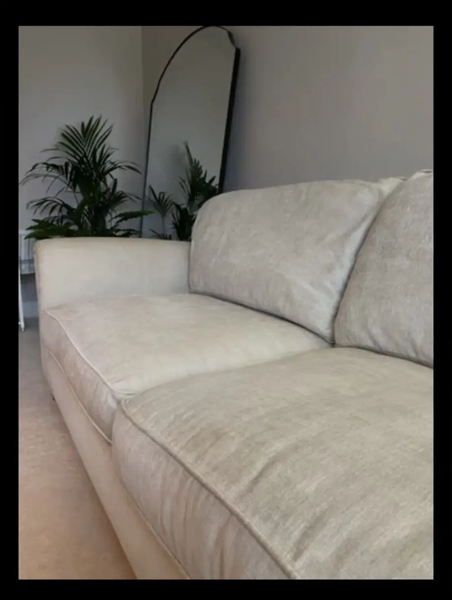 Parker Knoll cream Devonshire sofa