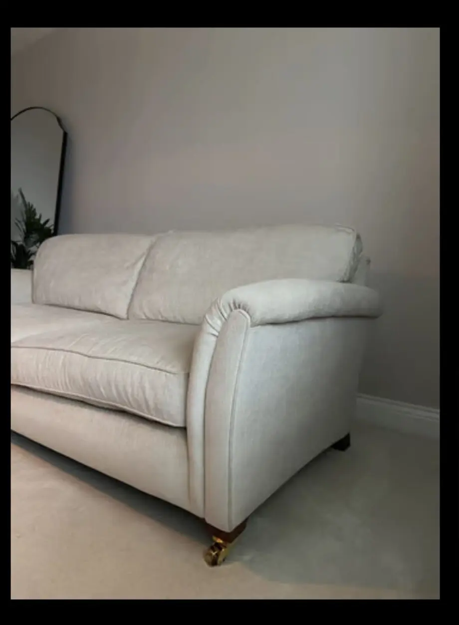 Parker Knoll cream Devonshire sofa