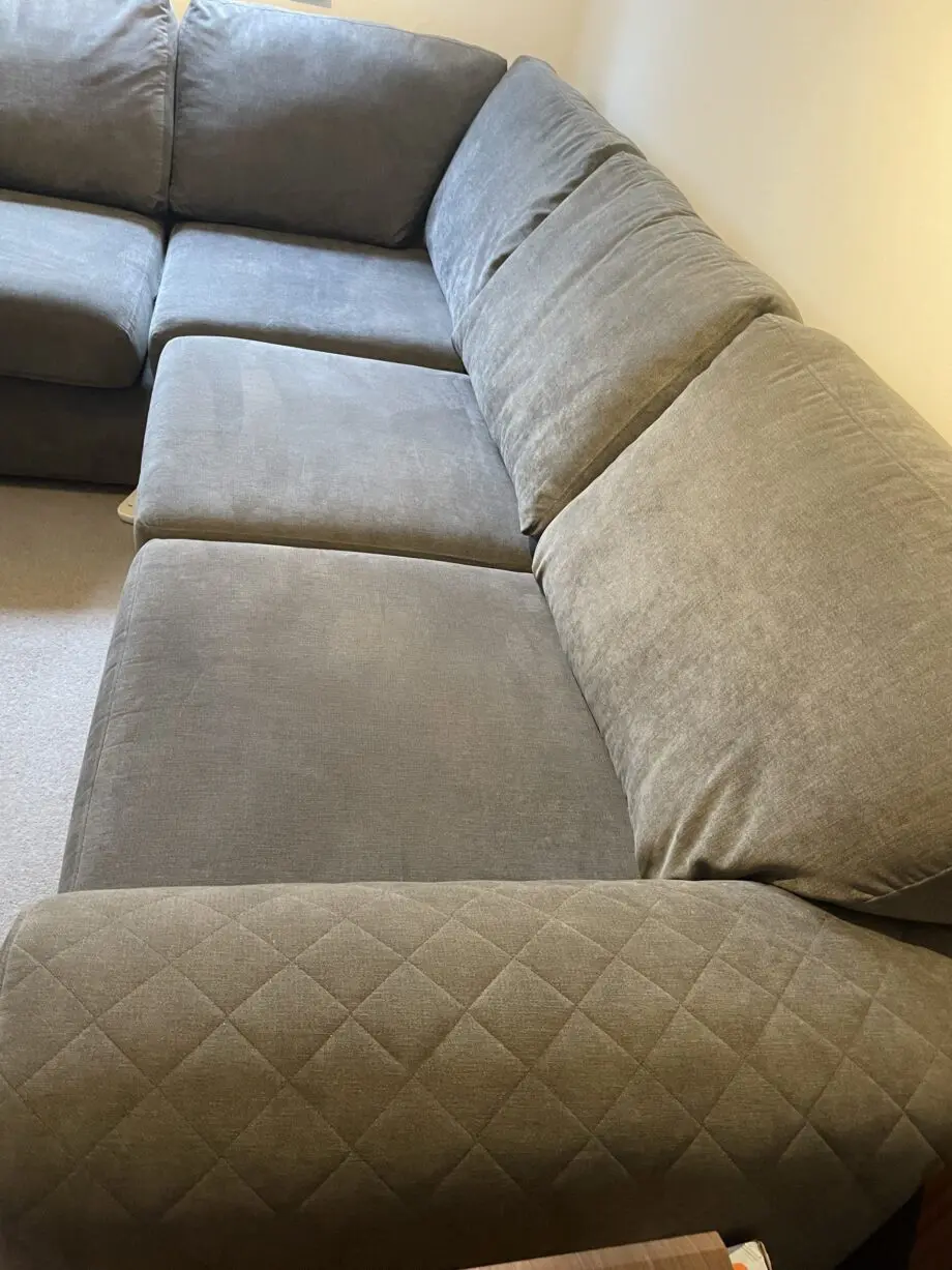 Grey deluxe corner sofa bed - DFS
