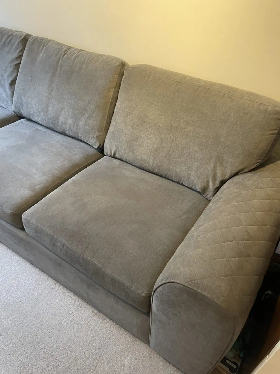 Grey deluxe corner sofa bed - DFS