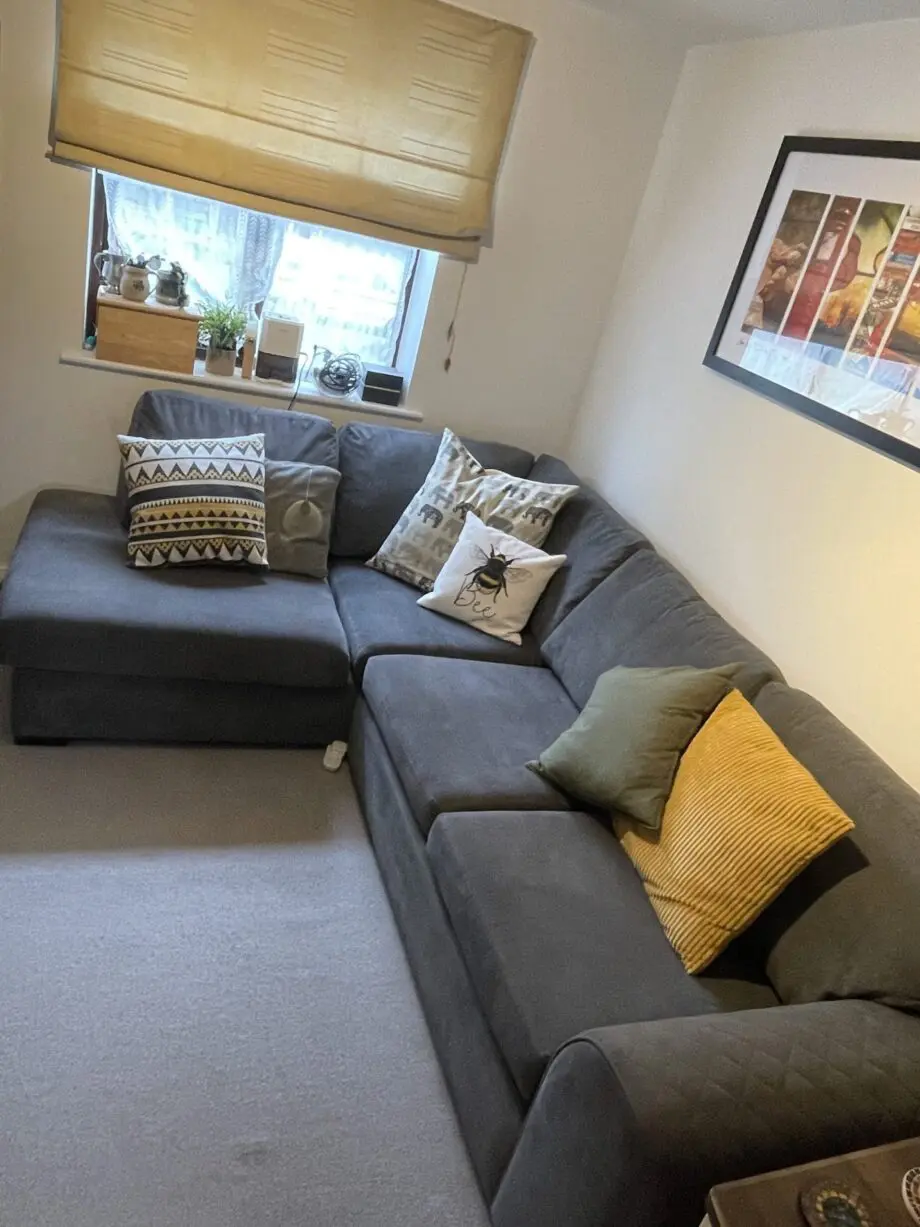 Grey deluxe corner sofa bed - DFS