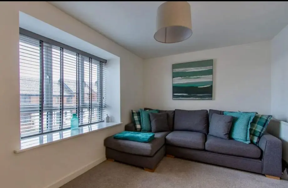Next Mid Grey 3 Seater Corner Sofa