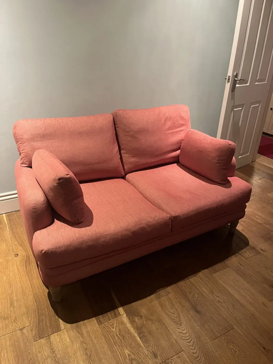 Loaf Small Squisharoo Sofa in Rhubarb Fool