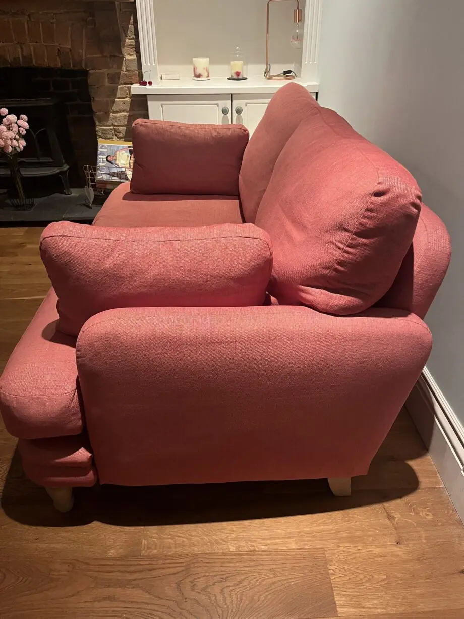 Loaf Small Squisharoo Sofa in Rhubarb Fool